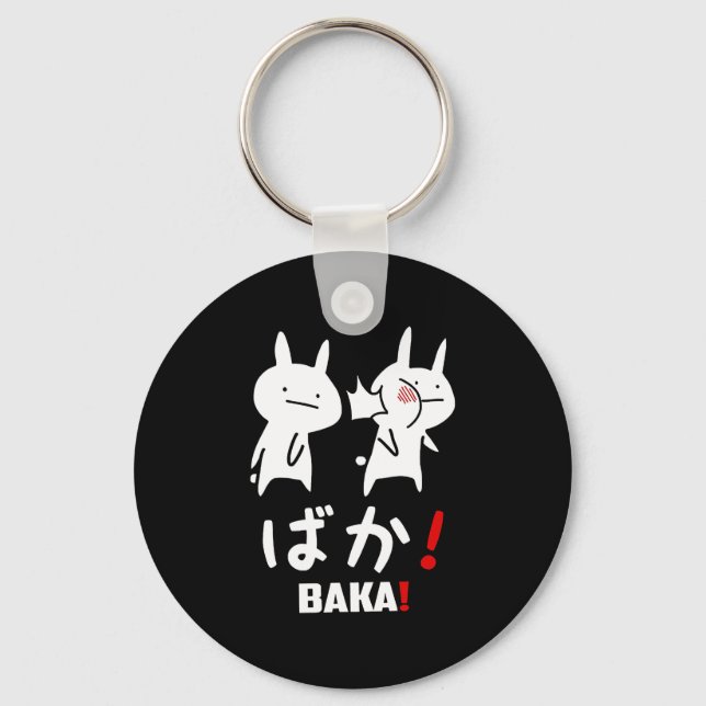Porte-clés Lapin Baka Lapin Cadeau Slap Vraiment Mignonne Lap (Recto)