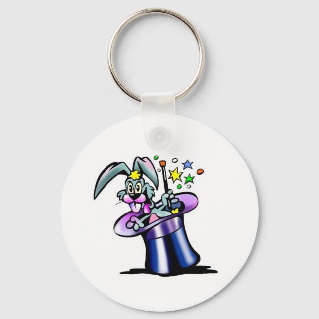 Porte-clés Lapin blanc (Recto)