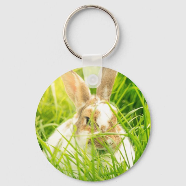 Porte-clés Lapin blanc3 (Recto)