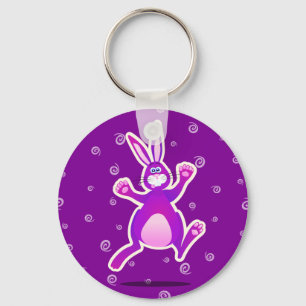Porte-clés Lapin fou, porte - clé