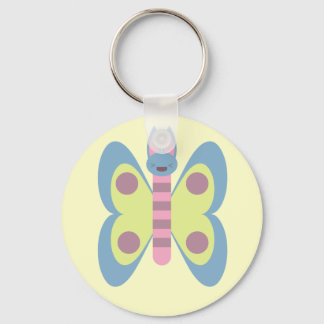 Porte-clés Lapin papillon hybride adorable Kawaii