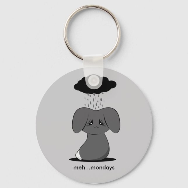Porte-clés Lapin sombre (Recto)