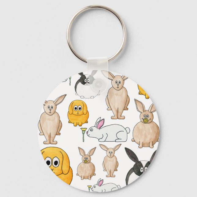 Porte-clés Lapins. (Recto)