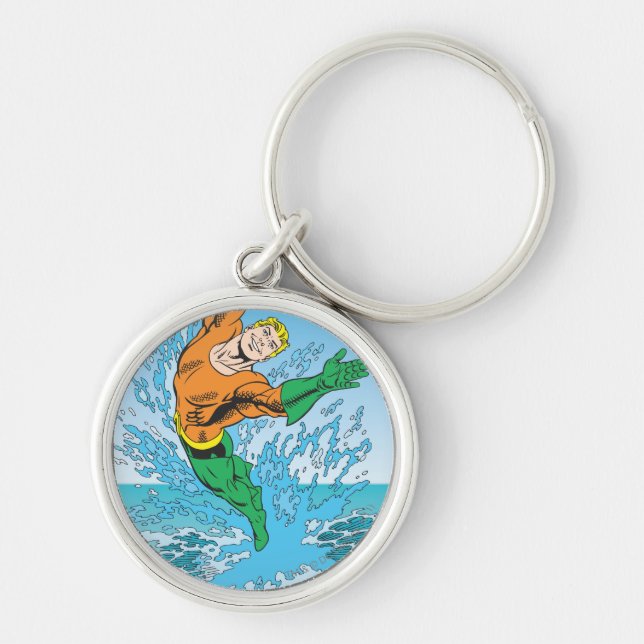 Porte-clés L'Aquaman sort de la mer (Devant)