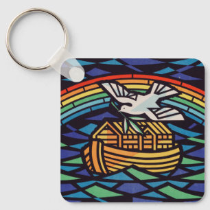 Porte-clés L'Arche de Noé avec le Saint-Esprit