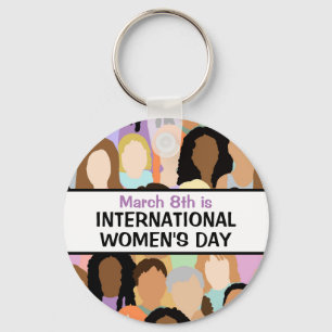Porte-clés Large International Women's Day - March 8th