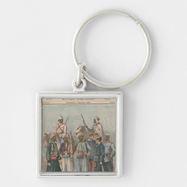 Porte-clés L'armée coloniale (Devant)