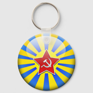 Porte-clés L'Armée de l'Air de drapeau de Russain