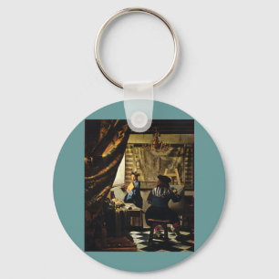 Porte-clés L'art de la peinture de Johannes Vermeer vers 1668
