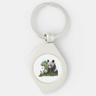 Porte-clés L'art du Panda