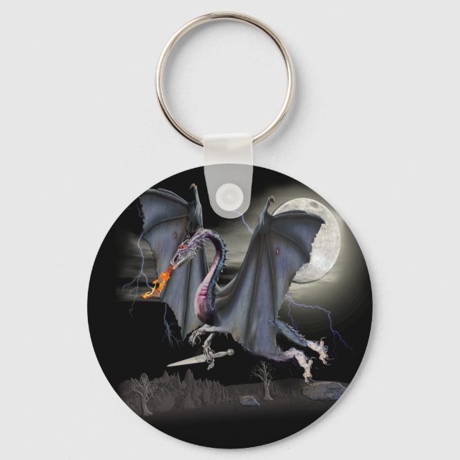 Porte-clés L'art Imaginaire du dragon (Recto)