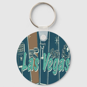 Porte-clés Las Vegas Retro