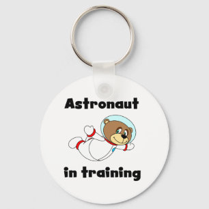 Porte-clés L'astronaute de l'ours dans l'entraînement des tee