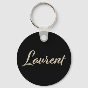 Porte-clés Laurent Name whitegold Button