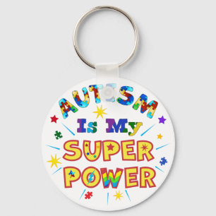 Porte-clés L'autisme, mon super pouvoir