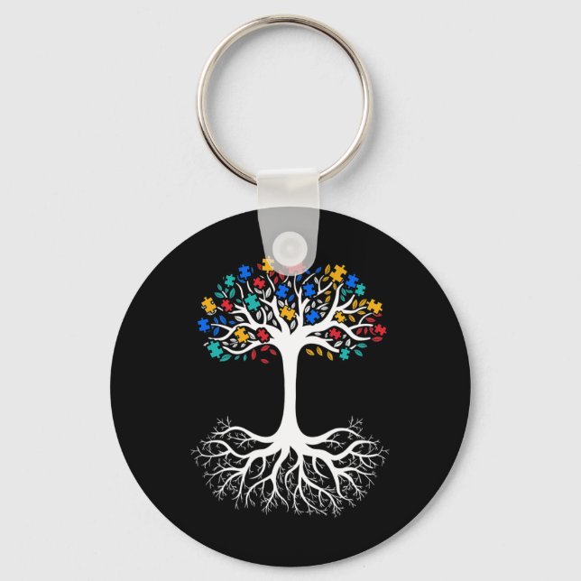 Porte-clés L'Autisme Ne Vient Pas Avec Une Handicap Manuelle  (Recto)