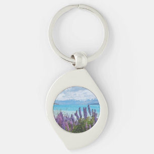 Porte-clés lavande sur le lac