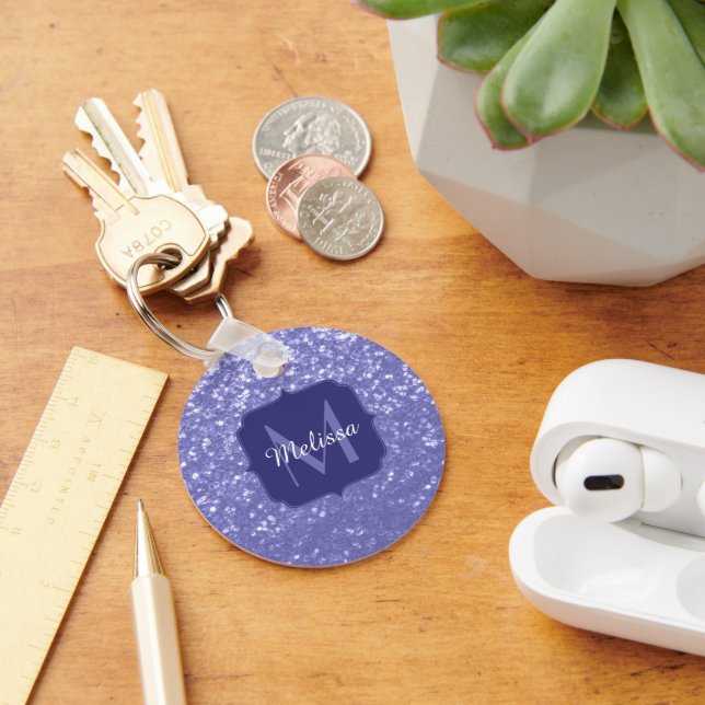 Porte-clés Lavande violet scintille parties scintillant bling (Bureau)