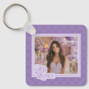 Porte-clés Lavender Mis Quince Quinceañera