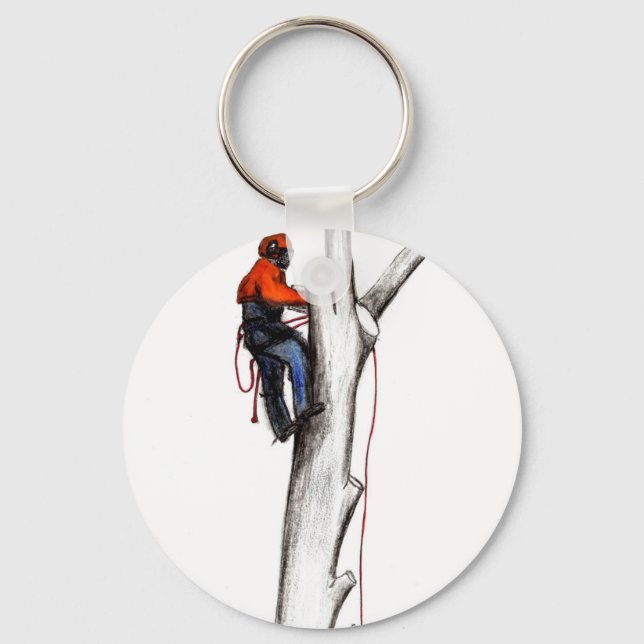 Porte-clés L'avortement Tree surgeon christmas (Recto)