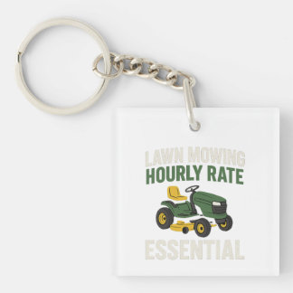 Porte-clés Lawn Mowing Hourly Rate Essential