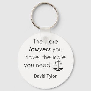 Porte-clés Lawyer humour