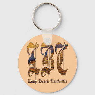 Porte-clés LBC - Long Beach la Californie - océan