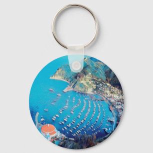 Porte-clés ldp PÈRE NOËL CATALINA Island - Californie - port