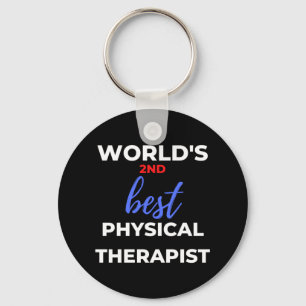 Porte-clés Le 2ème meilleur physiothérapeute du monde