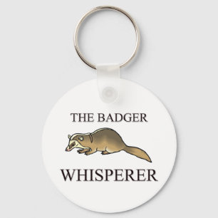 Porte-clés Le blaireau Whisperer