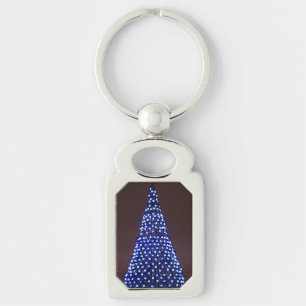 Porte-clés Le bleu allume l'arbre de Noël