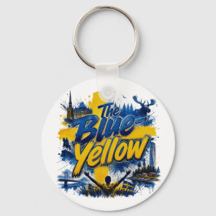 Porte-clés Le Bleu-Jaune - le surnom de la Suède