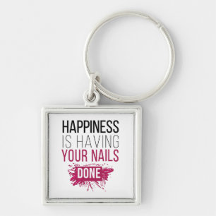 Porte-clés Le bonheur mignon a vos clous faits