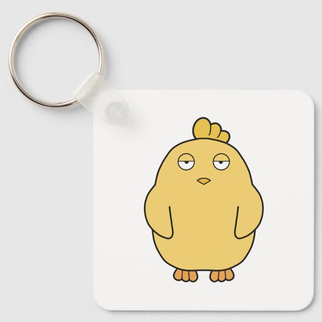 Porte-clés le Bored Chick (Recto)