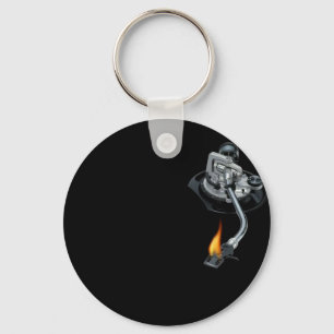 Porte-clés le bras dj en feu