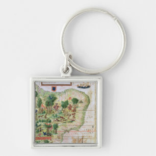 Porte-clés Le Brésil des 'atlas de Miller