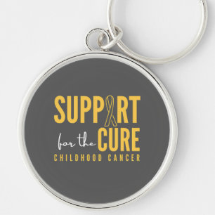 Porte-clés le cancer de l'enfance. soutien pour le traitement