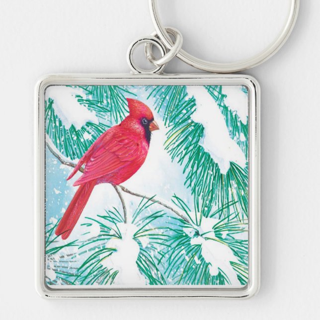 Porte-clés Le cardinal - (Devant)