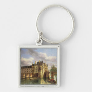 Porte-clés Le Chateau de Chenonceau, 1843 (huile sur la