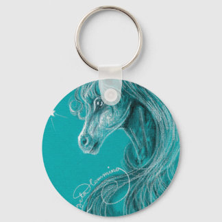 Porte-clés Le cheval pensif arabe