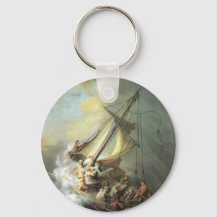 Porte-clés Le Christ dans une tempête sur la mer de la