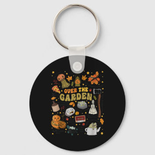 Porte-clés Le Citrouille du mur du jardin d'Halloween s'effon