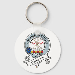 Porte-clés Le clan de Cameron Badge
