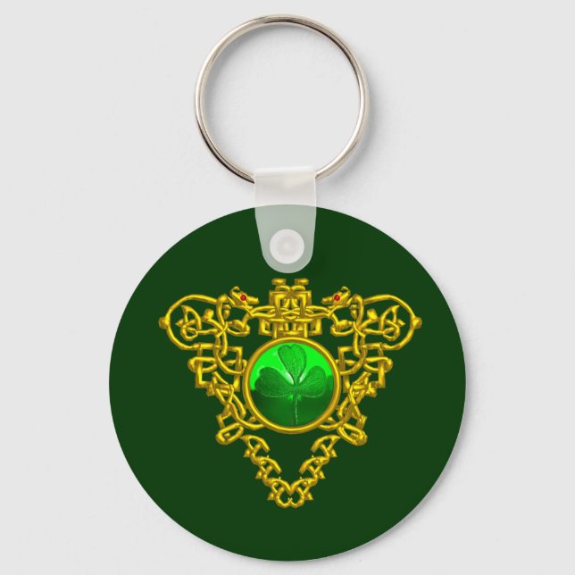 PORTE-CLÉS LE COEUR CELTIQUE DE SAINT PATRICK (Recto)