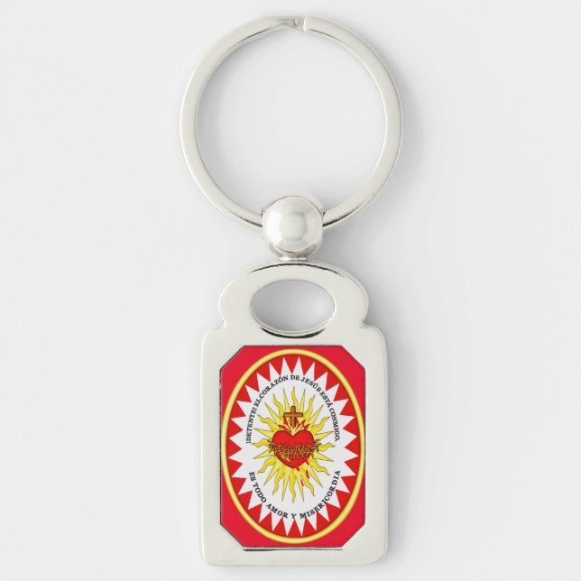 Porte-clés Le Coeur le plus sacré de Jésus (Devant)