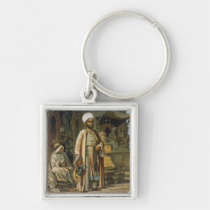 Porte-clés Le coiffeur, du "souvenir du Caire", 1862 (litho)