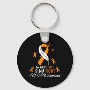 Porte-clés Le combat de ma femme est mon combat Rsd Crps sens