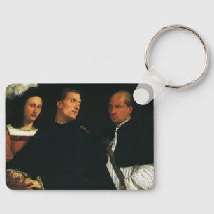 Porte-clés Le Concert par Titien Art Fin Vintage Renaissance