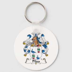 Porte-clés Le crête de la famille Pfau