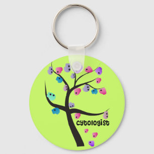 Porte-clés Le Cytologue Donne Un Arbre Unique Avec Des Cellul